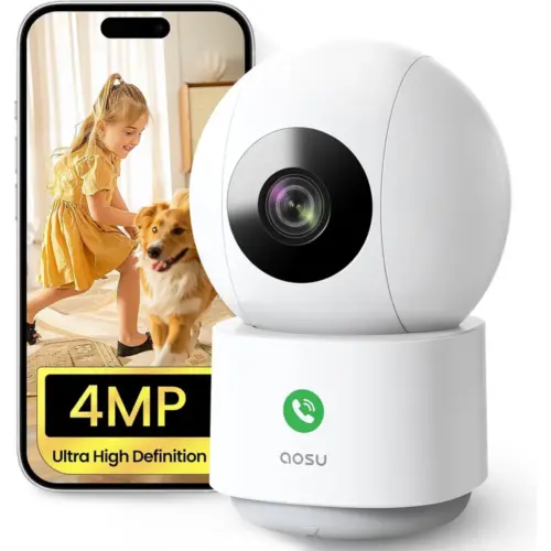 AOSU C2P - Telecamera Wi-Fi da interno 4 MP con rotazione 360° e tracciamento — 1 AOSU C2P - Telecamera Wi-Fi da interno 4 MP con rotazione 360° e tracciamento — 1