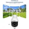 AOSU C9L - 2K Solar Kamera mit PTZ, KI und PIR — 2 AOSU C9L - 2K Solar Kamera mit PTZ, KI und PIR — 2