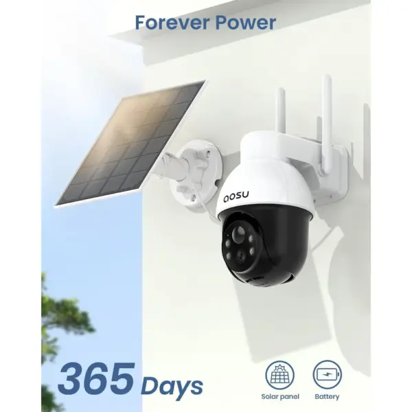 AOSU C9L - 2K solar outdoor security camera with 360° panorama — 5 AOSU C9L - 2K solar outdoor security camera with 360° panorama — 5