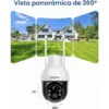 AOSU C9L - Cámara solar exterior 2K con giro 360° — 2 AOSU C9L - Cámara solar exterior 2K con giro 360° — 2