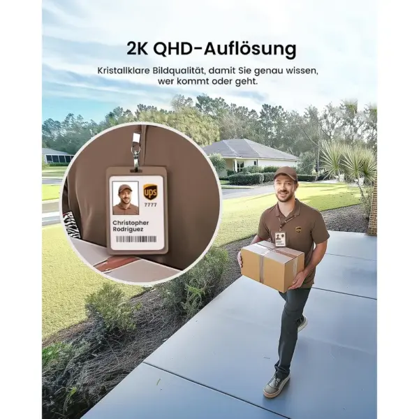 AOSU D1 - 2K Solar Kamera mit integriertem Panel und 360° — 2 AOSU D1 - 2K Solar Kamera mit integriertem Panel und 360° — 2