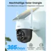 AOSU D1 - 2K Solar Kamera mit integriertem Panel und 360° — 3 AOSU D1 - 2K Solar Kamera mit integriertem Panel und 360° — 3
