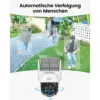 AOSU D1 - 2K Solar Kamera mit integriertem Panel und 360° — 4 AOSU D1 - 2K Solar Kamera mit integriertem Panel und 360° — 4