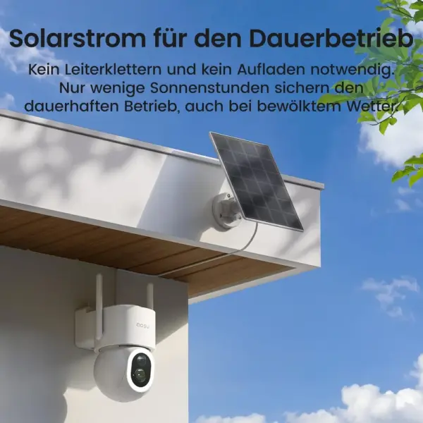 AOSU D1 Max - 4K Solar Kamera mit 360° PTZ und Sirene — 4 AOSU D1 Max - 4K Solar Kamera mit 360° PTZ und Sirene — 4