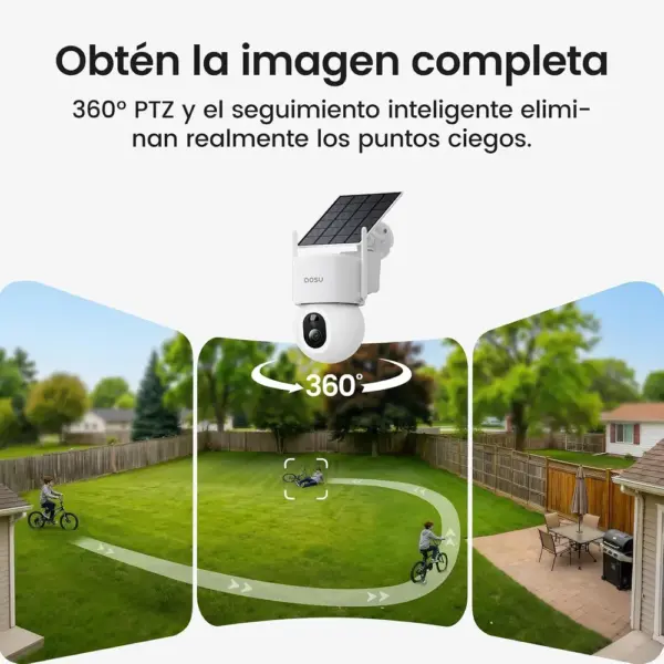 AOSU D1 Max - Cámara solar exterior 4K con giro 360° — 4 AOSU D1 Max - Cámara solar exterior 4K con giro 360° — 4