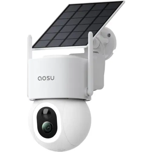 AOSU D1 Max - Telecamera solare 4K 8 MP con PTZ 360° e luce LED da 150 lumen — 1 AOSU D1 Max - Telecamera solare 4K 8 MP con PTZ 360° e luce LED da 150 lumen — 1