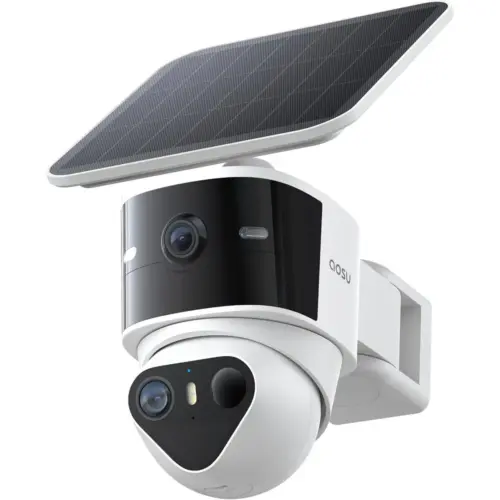 AOSU T2 Pro - Cámara solar exterior con doble lente 3K — 1 AOSU T2 Pro - Cámara solar exterior con doble lente 3K — 1