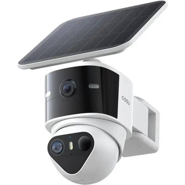 AOSU T2 Pro - Cámara solar exterior con doble lente 3K — 1 AOSU T2 Pro - Cámara solar exterior con doble lente 3K — 1