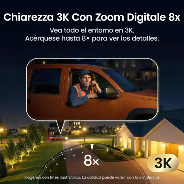 AOSU T2 Pro - Cámara solar exterior con doble lente 3K — 5 AOSU T2 Pro - Cámara solar exterior con doble lente 3K — 5