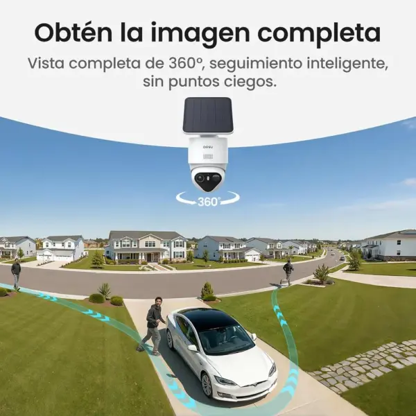 AOSU T2 Ultra - Cámara solar exterior 4K con PTZ 360° — 3 AOSU T2 Ultra - Cámara solar exterior 4K con PTZ 360° — 3