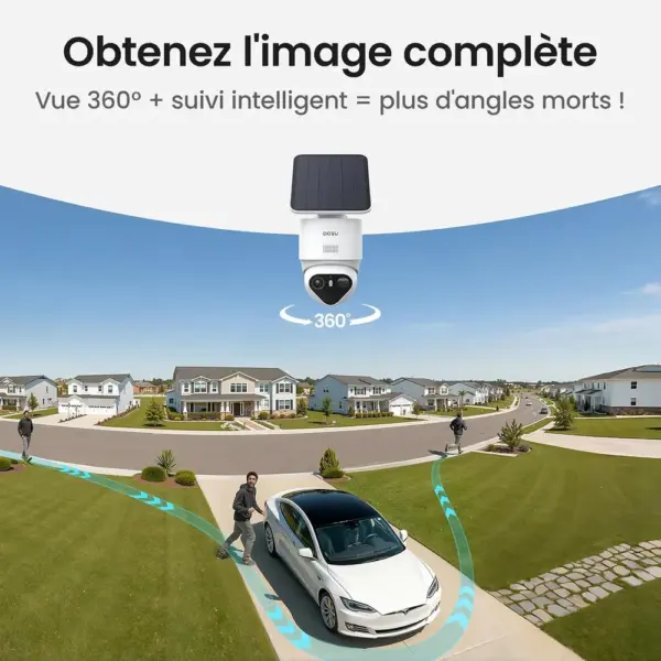 AOSU T2 Ultra - Caméra extérieure solaire 4K PTZ 360° — 3 AOSU T2 Ultra - Caméra extérieure solaire 4K PTZ 360° — 3