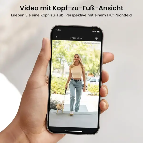 AOSU V8E - 2K Video Türklingel mit 170° und Paketerkennung — 3 AOSU V8E - 2K Video Türklingel mit 170° und Paketerkennung — 3