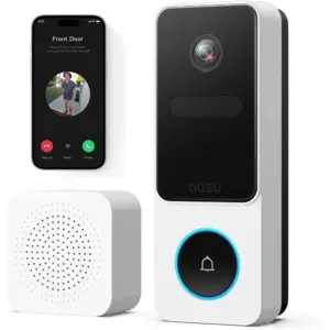AOSU V8E - Timbre con cámara 2K y gran angular de 170° — 1