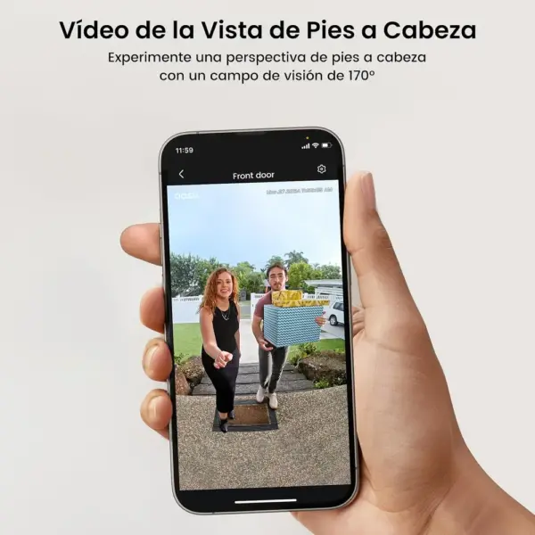 AOSU V8E - Timbre con cámara 2K y gran angular de 170° — 2 AOSU V8E - Timbre con cámara 2K y gran angular de 170° — 2