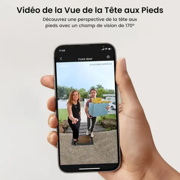 AOSU V8E - Sonnette vidéo sans fil 2K 170° avec carillon — 3 AOSU V8E - Sonnette vidéo sans fil 2K 170° avec carillon — 3