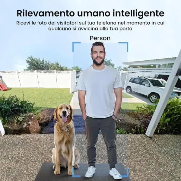 AOSU V8E - Campanello video 2K con grandangolo 170° e rilevamento dei pacchi — 5 AOSU V8E - Campanello video 2K con grandangolo 170° e rilevamento dei pacchi — 5