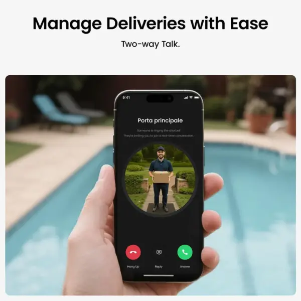 AOSU V8P - 2K wireless video doorbell with 166° view — 2 AOSU V8P - 2K wireless video doorbell with 166° view — 2