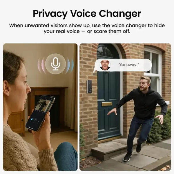 AOSU V8P - 2K wireless video doorbell with 166° view — 5 AOSU V8P - 2K wireless video doorbell with 166° view — 5