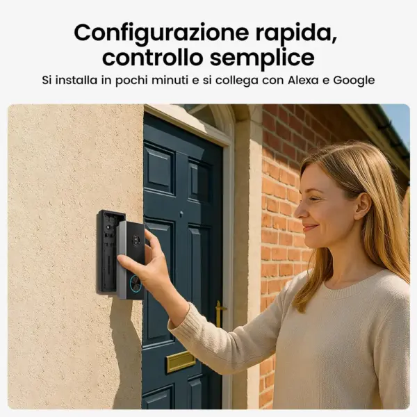 AOSU V8P - Campanello video senza fili con grandangolo 166° e rilevamento delle persone — 5 AOSU V8P - Campanello video senza fili con grandangolo 166° e rilevamento delle persone — 5
