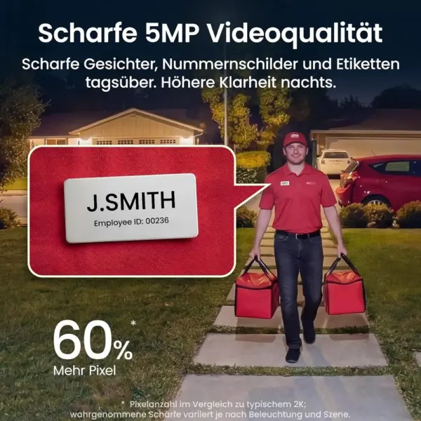 AOSU V8S - 3K Video Türklingel mit Radar und Base — 3 AOSU V8S - 3K Video Türklingel mit Radar und Base — 3