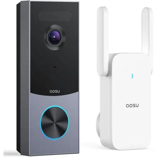 AOSU V8S - 3K battery video doorbell with radar detection — 1 AOSU V8S - 3K battery video doorbell with radar detection — 1