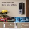 AOSU V8S - 3K battery video doorbell with radar detection — 2 AOSU V8S - 3K battery video doorbell with radar detection — 2