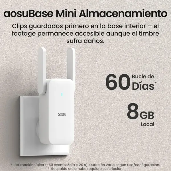 AOSU V8S - Timbre con cámara 3K con radar — 5 AOSU V8S - Timbre con cámara 3K con radar — 5