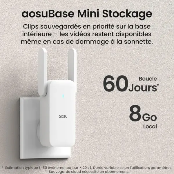 AOSU V8S - Sonnette vidéo sans fil 3K, triple détection — 5 AOSU V8S - Sonnette vidéo sans fil 3K, triple détection — 5