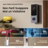 AOSU V8S - Campanello video senza fili 5 MP con radar, formato 4:3 e base aosuBase Mini — 2 AOSU V8S - Campanello video senza fili 5 MP con radar, formato 4:3 e base aosuBase Mini — 2