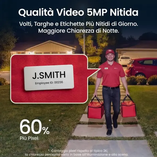 AOSU V8S - Campanello video senza fili 5 MP con radar, formato 4:3 e base aosuBase Mini — 3 AOSU V8S - Campanello video senza fili 5 MP con radar, formato 4:3 e base aosuBase Mini — 3