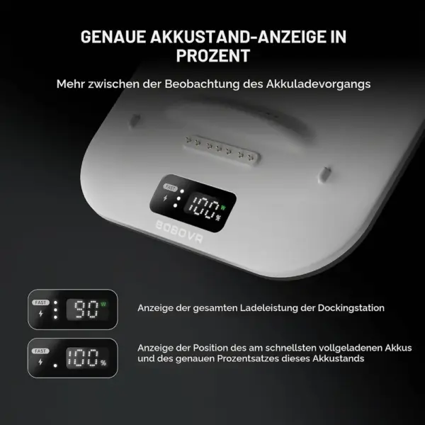 BOBOVR BD3 - Ladestation für drei B100-Akkus — 5 BOBOVR BD3 - Ladestation für drei B100-Akkus — 5