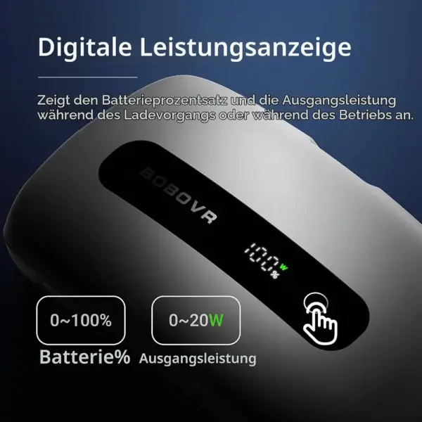 BOBOVR BM60 - Doppelakku-Set mit Schnellladestation für M3 und M3 Pro+ — 5 BOBOVR BM60 - Doppelakku-Set mit Schnellladestation für M3 und M3 Pro+ — 5