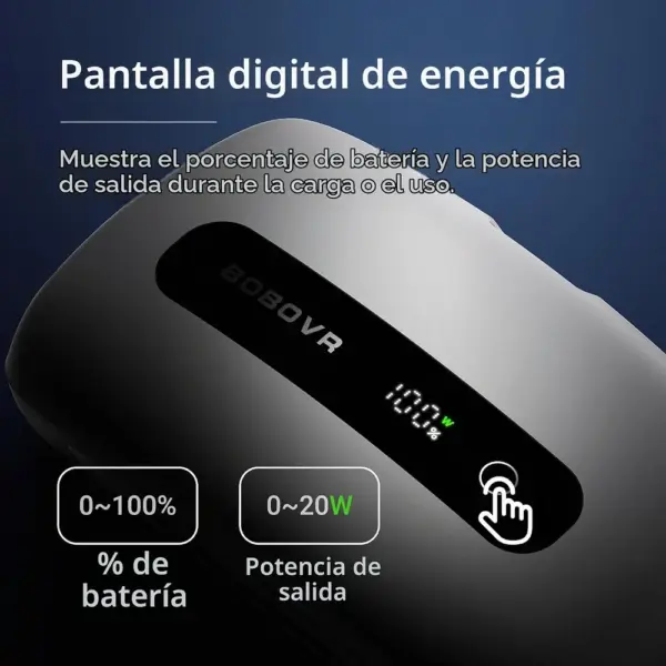 BOBOVR BM60 - Pack de 2 baterías magnéticas con base de carga rápida — 5 BOBOVR BM60 - Pack de 2 baterías magnéticas con base de carga rápida — 5