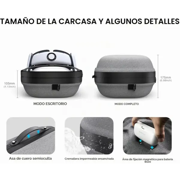 BOBOVR C3 - Funda rígida de transporte con modo soporte de escritorio — 4 BOBOVR C3 - Funda rígida de transporte con modo soporte de escritorio — 4