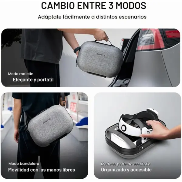 BOBOVR C3 - Funda rígida de transporte con modo soporte de escritorio — 5 BOBOVR C3 - Funda rígida de transporte con modo soporte de escritorio — 5