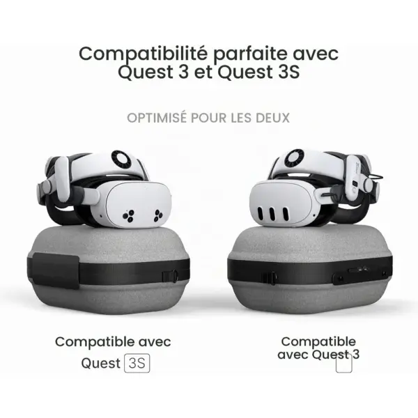 BOBOVR C3 - Étui de transport et support de bureau pour Quest 3 avec S3 Pro — 2 BOBOVR C3 - Étui de transport et support de bureau pour Quest 3 avec S3 Pro — 2