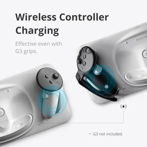 BOBOVR D3 - Ladestation für Quest-3-Headset, Controller und B100-Akku — 2 BOBOVR D3 - Ladestation für Quest-3-Headset, Controller und B100-Akku — 2