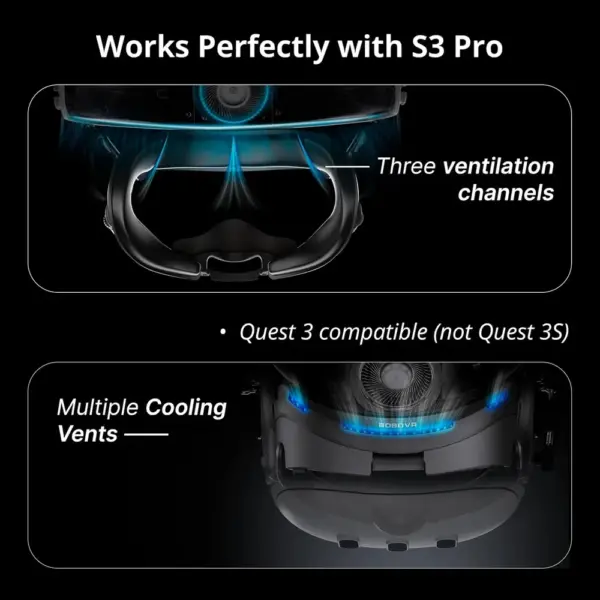 BOBOVR F3 - Ventilated facial interface for Meta Quest 3 — 2 BOBOVR F3 - Ventilated facial interface for Meta Quest 3 — 2