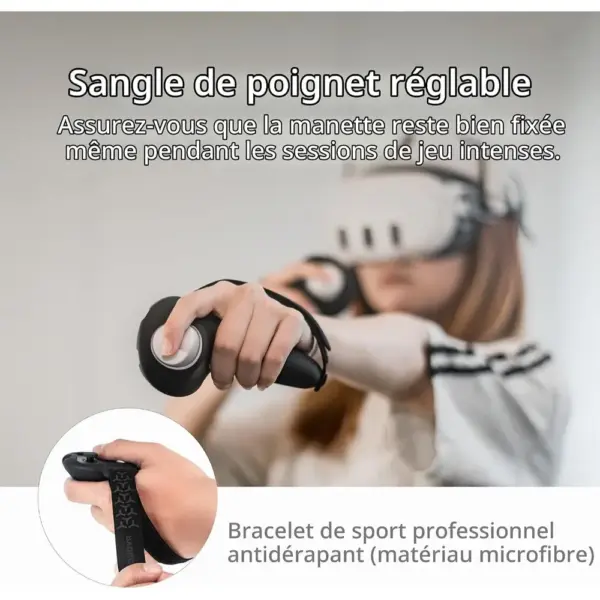 BOBOVR G3 - Grips de manettes en silicone avec dragonnes — 3 BOBOVR G3 - Grips de manettes en silicone avec dragonnes — 3