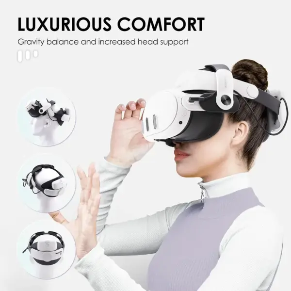 BOBOVR M3 Pro - Battery head strap with 5,200 mAh magnetic battery for Meta Quest 3 and 3S — 3 BOBOVR M3 Pro - Battery head strap with 5,200 mAh magnetic battery for Meta Quest 3 and 3S — 3