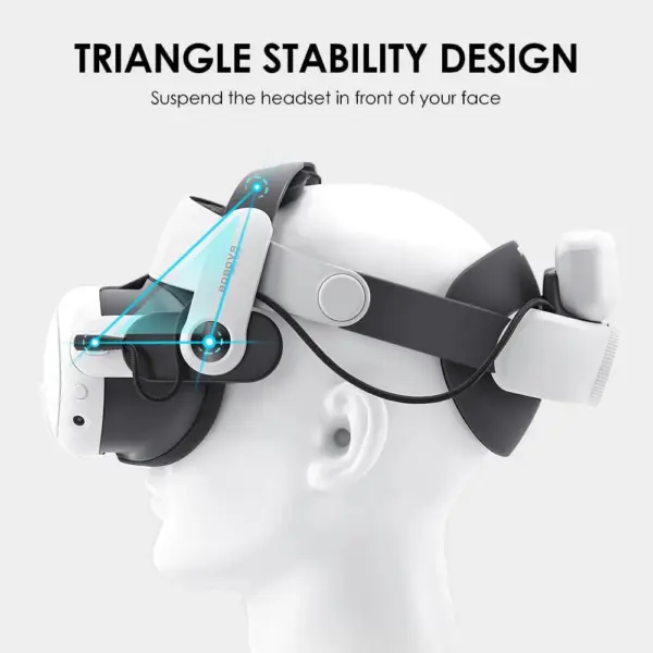 BOBOVR M3 Pro - Battery head strap with 5,200 mAh magnetic battery for Meta Quest 3 and 3S — 4 BOBOVR M3 Pro - Battery head strap with 5,200 mAh magnetic battery for Meta Quest 3 and 3S — 4