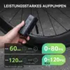 CYCPLUS A3 Mini - elektrische Fahrradpumpe 120 PSI mit 2000-mAh-Akku — 4 CYCPLUS A3 Mini - elektrische Fahrradpumpe 120 PSI mit 2000-mAh-Akku — 4