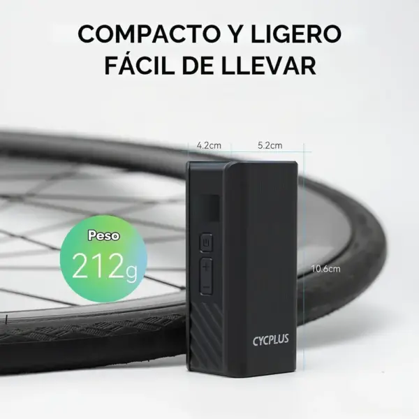 CYCPLUS A3 Mini - Bomba eléctrica para bicicleta con motor sin escobillas — 3 CYCPLUS A3 Mini - Bomba eléctrica para bicicleta con motor sin escobillas — 3