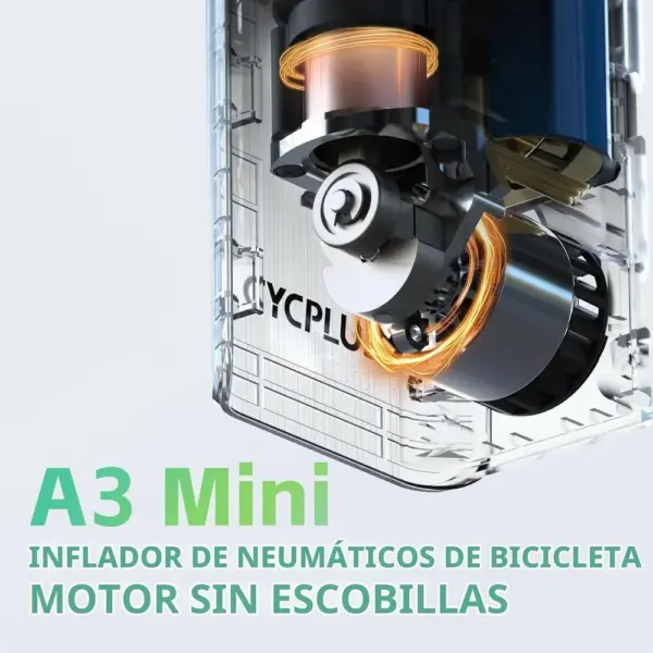 CYCPLUS A3 Mini - Bomba eléctrica para bicicleta con motor sin escobillas — 5 CYCPLUS A3 Mini - Bomba eléctrica para bicicleta con motor sin escobillas — 5