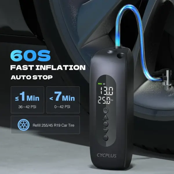 CYCPLUS AL2 - schneller Akku-Kompressor 36 l/min für Auto und Rad — 2 CYCPLUS AL2 - schneller Akku-Kompressor 36 l/min für Auto und Rad — 2