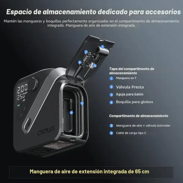 CYCPLUS AL7 - Compresor de alta potencia para todoterreno y furgonetas — 5 CYCPLUS AL7 - Compresor de alta potencia para todoterreno y furgonetas — 5