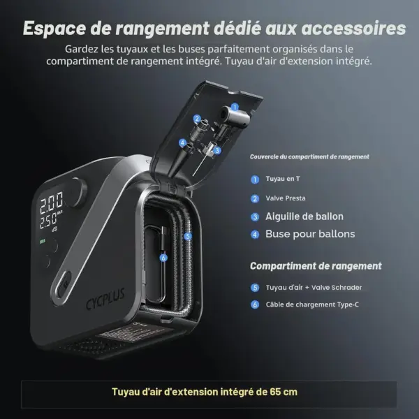 CYCPLUS AL7 - Compresseur sans fil haute puissance pour pick-up et 4x4 — 5 CYCPLUS AL7 - Compresseur sans fil haute puissance pour pick-up et 4x4 — 5
