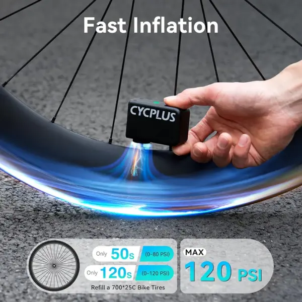 CYCPLUS AS2 - ultra-light 97 g electric bike pump — 5 CYCPLUS AS2 - ultra-light 97 g electric bike pump — 5