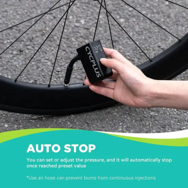 CYCPLUS AS2 Pro - Mini bomba eléctrica para bicicleta de 120 g — 5 CYCPLUS AS2 Pro - Mini bomba eléctrica para bicicleta de 120 g — 5