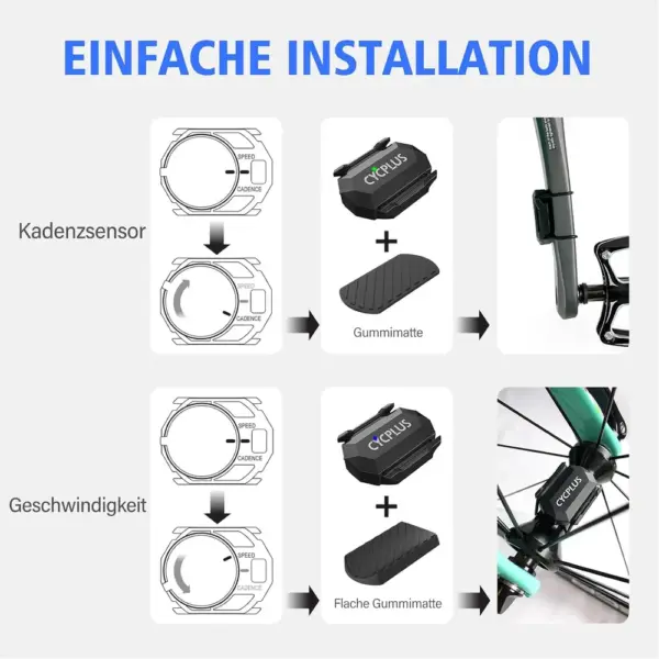 CYCPLUS C3 - Geschwindigkeits- und Trittfrequenzsensor, Bluetooth und ANT+ — 4 CYCPLUS C3 - Geschwindigkeits- und Trittfrequenzsensor, Bluetooth und ANT+ — 4